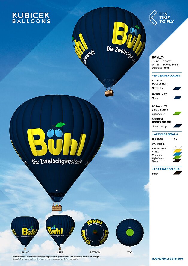 Heissluftballon in Bühl