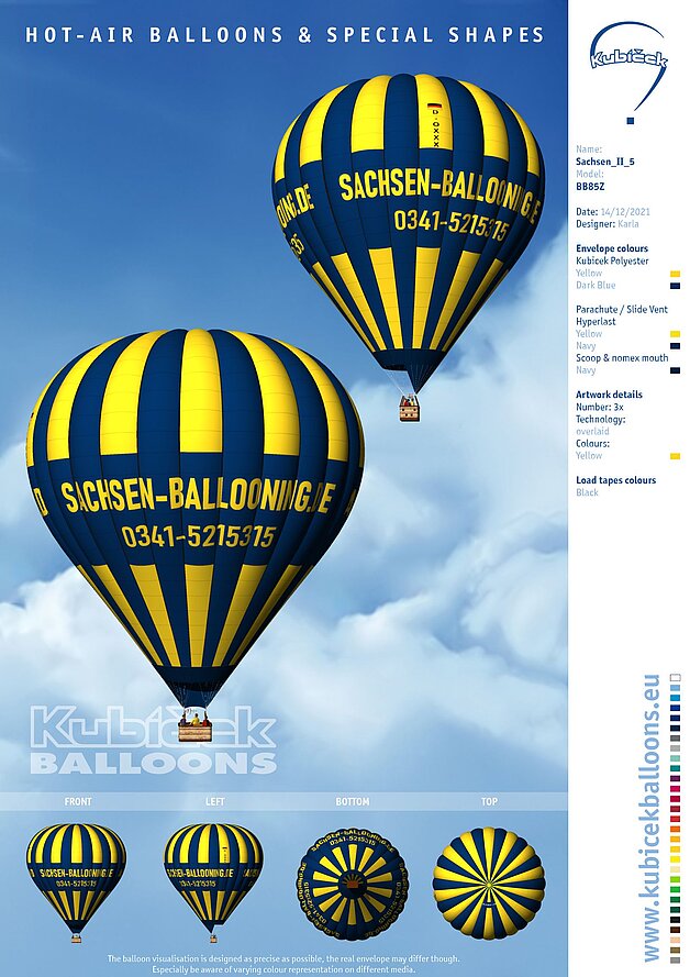 Heissluftballon in Leipzig